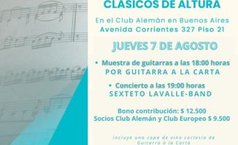 Concierto del ciclo "Clásicos de Altura"