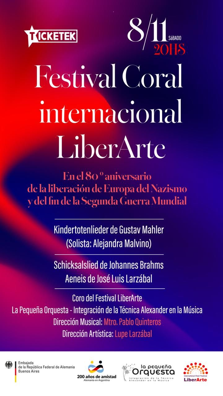 Festival coral Internacional LiberArte 2025. A 80 años de la caída del nazismo en Europa