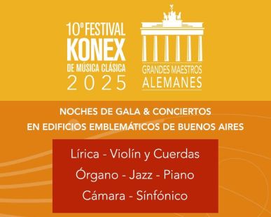 Grandes maestros alemanes en Argentina, presentados por la Fundación Konex y la Embajada de Alemania