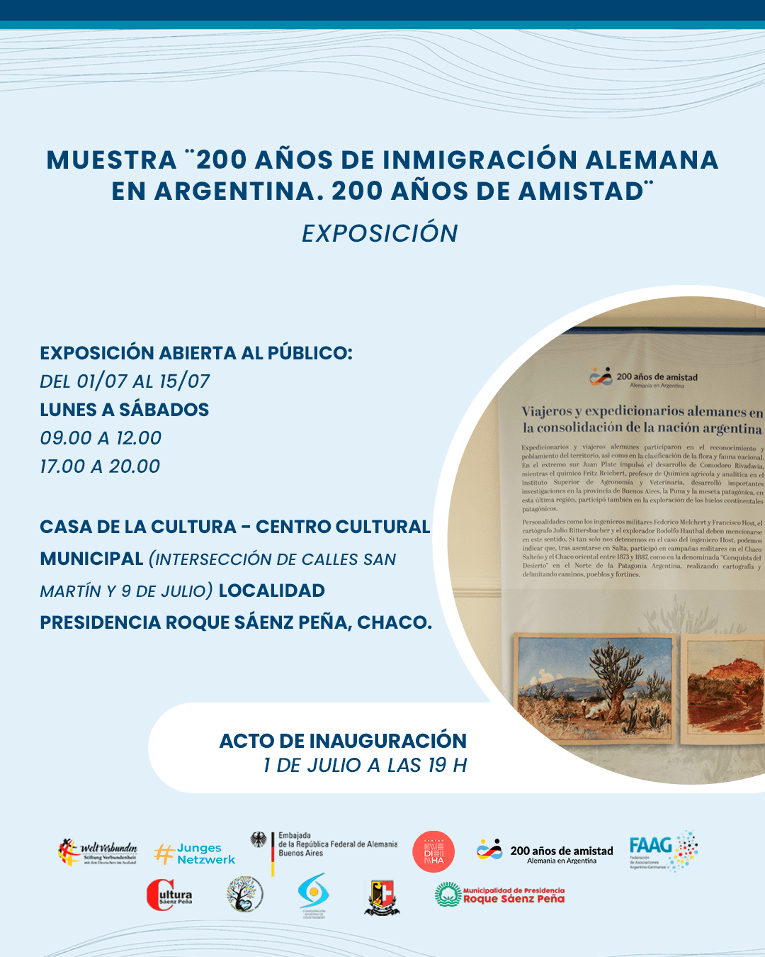 200 años de inmigración alemana en Argentina. 200 años de amistad
