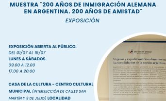 200 años de inmigración alemana en Argentina. 200 años de amistad