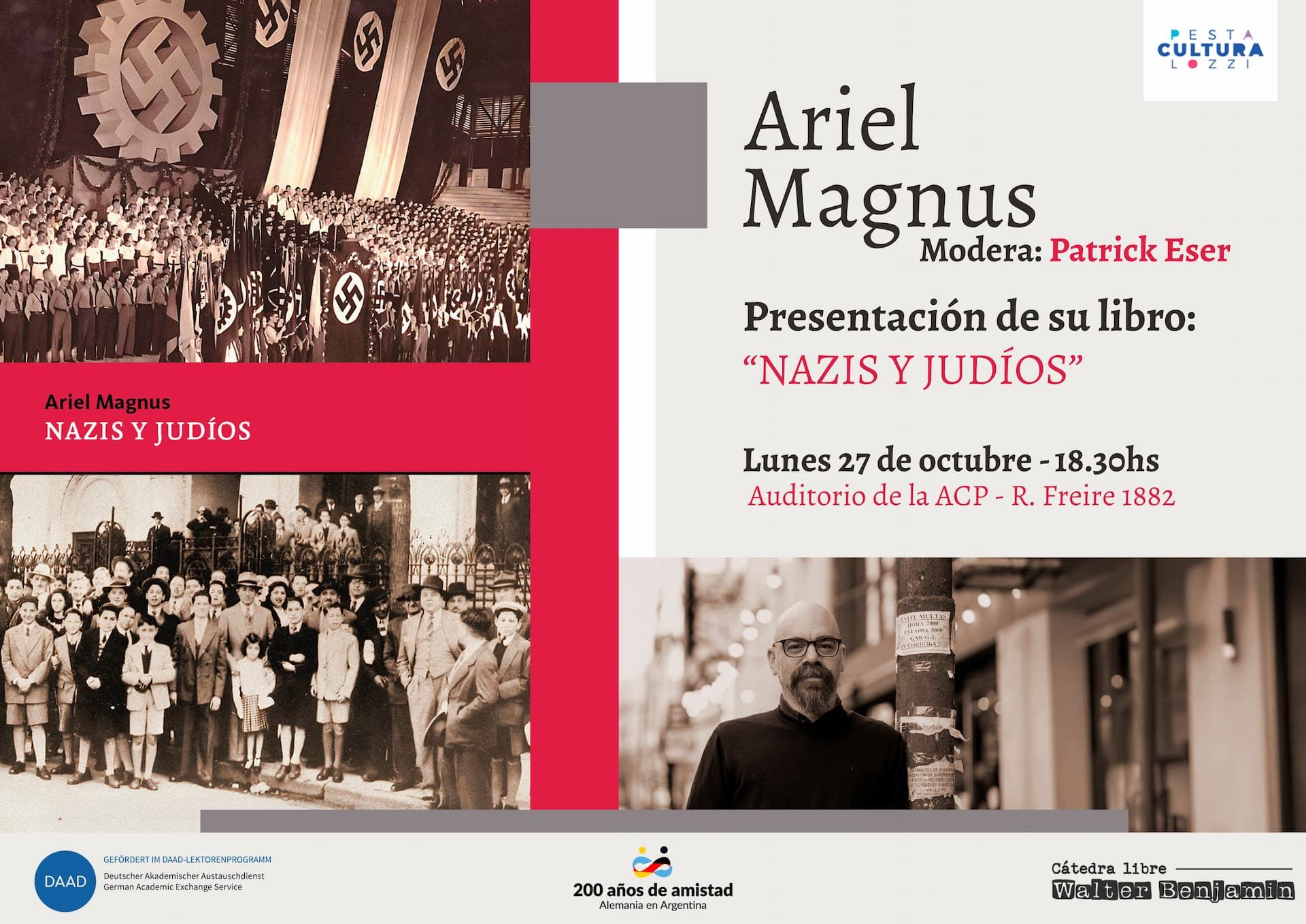 Presentación del libro "Nazis y judíos" de Ariel Magnus