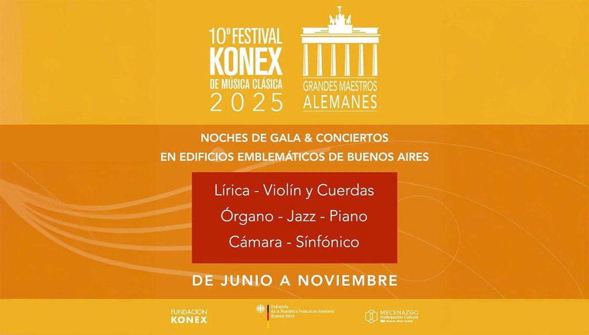 Grandes maestros alemanes en Argentina, presentados por la Fundación Konex y la Embajada de Alemania