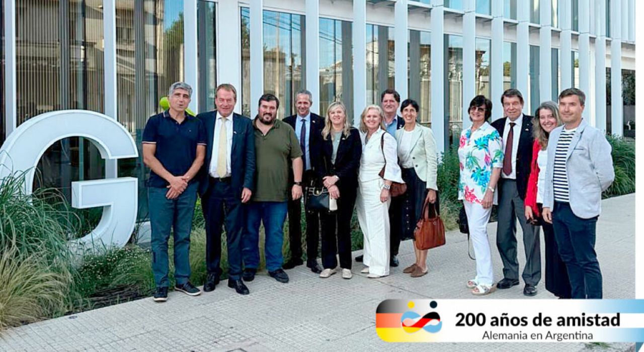 Museos, fábricas y tecnología: Dieter Lamlé recorrió Tandil y prometió fortalecer lazos empresariales con Alemania