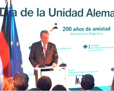 Celebración del 35° Aniversario de la Unidad Alemana por todo lo alto