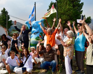 Visita del Embajador Dieter Lamlé a la Patagonia